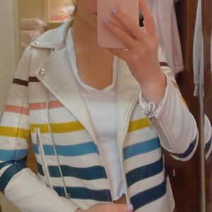 Blank nyc rise and shine moto leather jacket